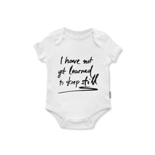 Load image into Gallery viewer, Baby Suit Short Sleeve (Quote Collection)